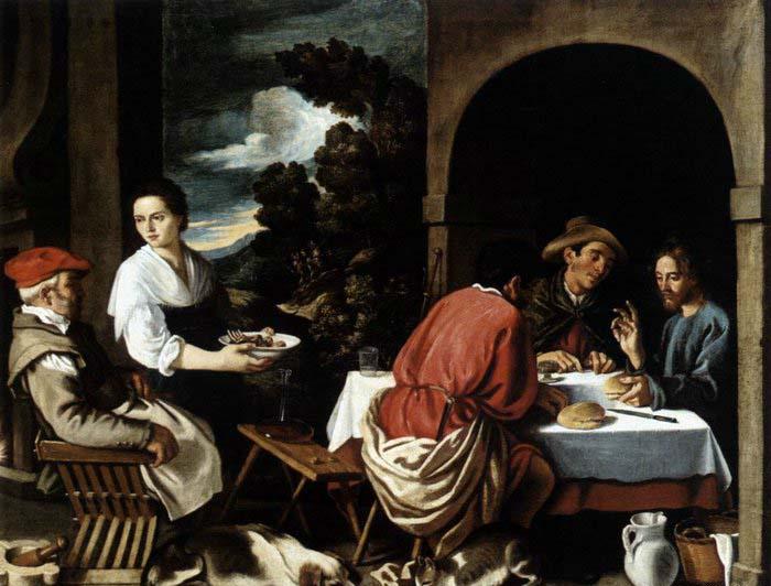 ORRENTE, Pedro The Supper at Emmaus China oil painting art